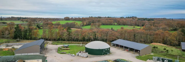 site de méthanisation à Veyrac