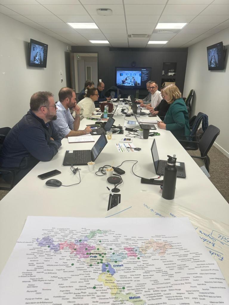 Cellule de crise GRDF pendant l'exercice HYDROS 2025