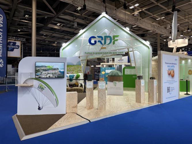 Stand GRDF Salon de l'agriculture