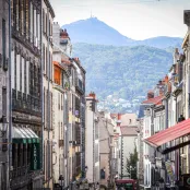 Paysage urbain de Clermont-Ferrand.