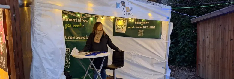 Stand GRDF et TEA avec présence Amélie Lombard