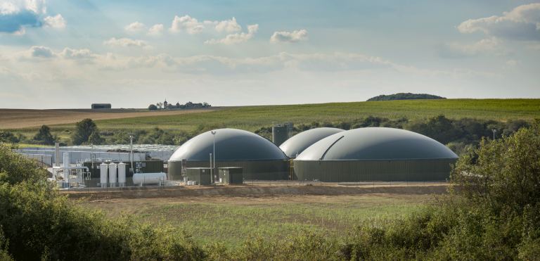 Site de méthanisation.