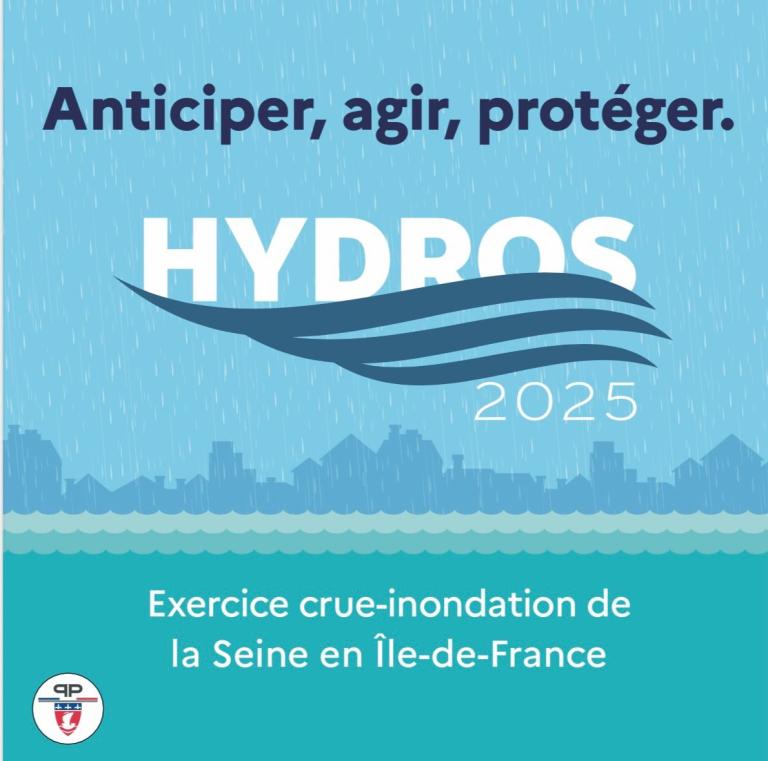 Affiche exercice HYDROS 2025