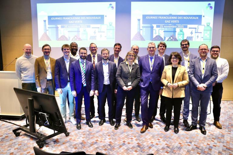 Photo de groupe Journée francilienne des nouveaux gaz verts