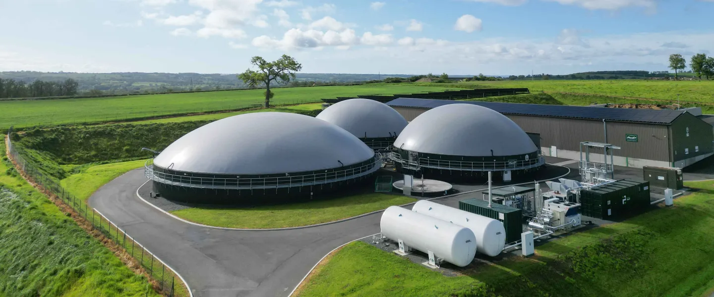 Site de méthanisation.