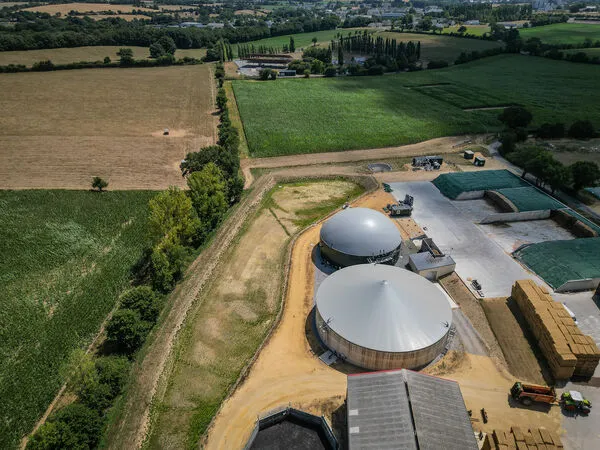 Site des unités de méthanisation en Loire-Atlantique