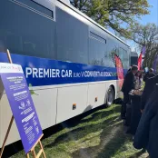 Bus rétrofité au biogaz en Sarthe